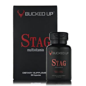 Botella de multivitaminas Stag para hombres