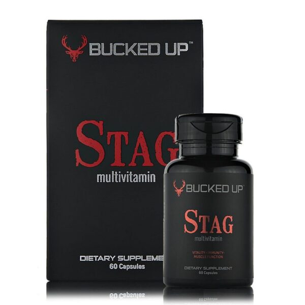 Version 1.0.0 Botella de multivitaminas Stag para hombres