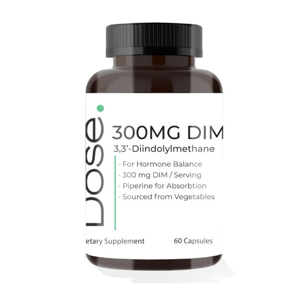 Botella multivitamínico DOSE 300MG DIM bienestar diario