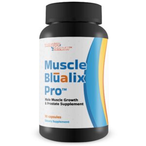 Botella Muscle Blualix Pro suplemento próstata y energía masculina