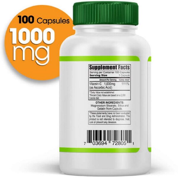Botella Natural Lab vitamina c 1000mg