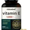 Botella NatureBell softgels vitamina E 1000 IU antioxidante