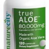 Botella NatureCity True-Aloe cápsulas apoyo digestivo y piel