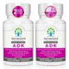 Botella NatureGenX ADK suplemento vitaminas a d3 k2