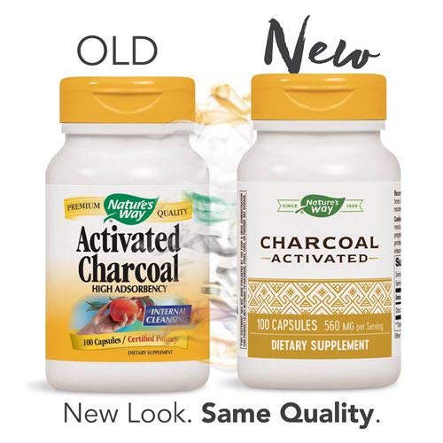 Botella de carbón activado Nature's Way 100 cápsulas