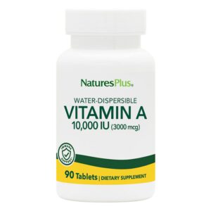 Botella NaturesPlus vitamina A palmitato 10000 ui 90 tabletas vegetarianas