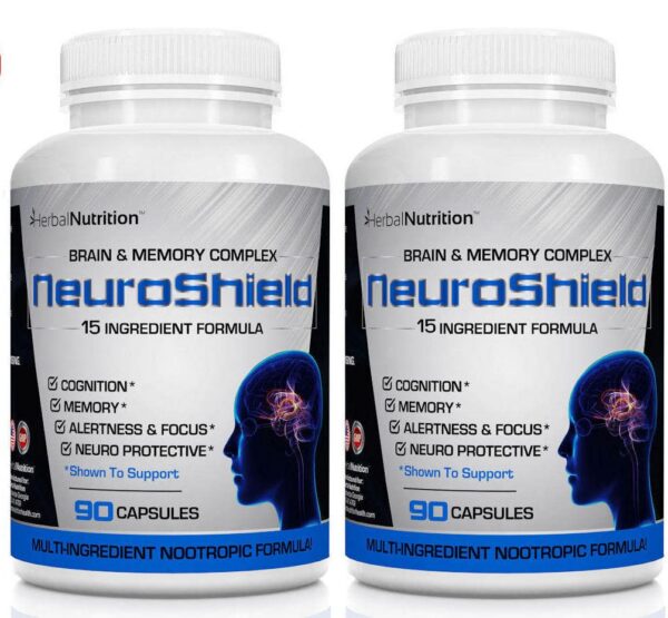 botella neuroshield suplemento cerebral memoria nootrópico
