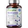 Botella nicotinamida 500 mg biophix B-3 para piel