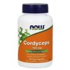 Botella de NOW Cordyceps 750 mg