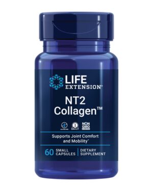 Botella NT2 Collagen Life Extension para salud articular