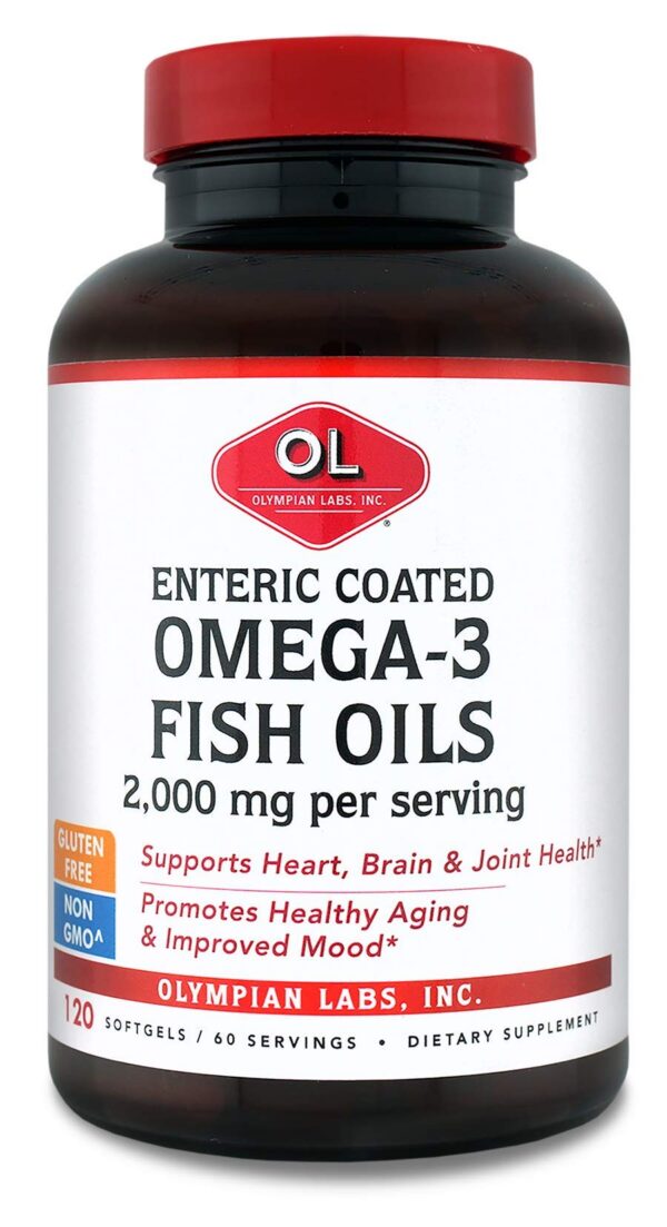 Botella de Omega 3 Olympian Labs 120 cápsulas blandas