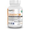 Botella de cúrcuma curcumina Orgánica