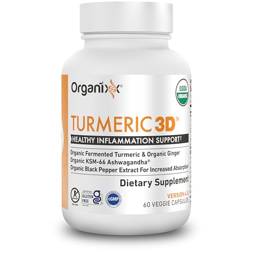 Botella de cúrcuma curcumina Orgánica