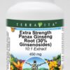 Botella de Panax Ginseng raíz fuerza extra 100 cápsulas