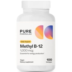 Botella de pastillas PureFormulas Metil B-12