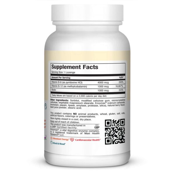 Frontal botella pastillas Triple B Maxi Health