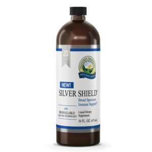 Botella de plata coloidal Silver Shield Nature's Sunshine 16 oz