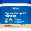 Botella de polvo de Cordyceps orgánico Nutricost 100 gramos