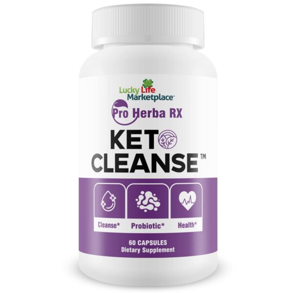 Botella Pro Herba RX Keto Cleanse suplemento herbal detox natural