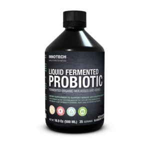 Botella de probiótico líquido fermentado Innotech Nutrition 500 ml