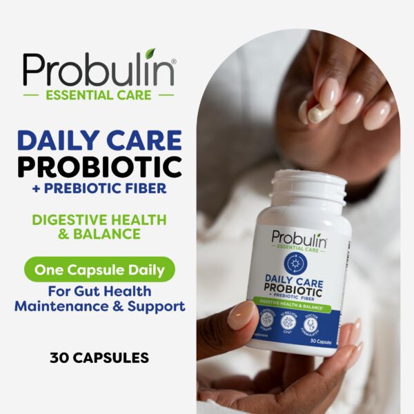 Botella de probiótico vegano Probulin Daily Care 30 cápsulas