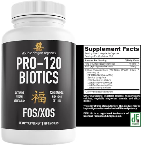 Botella de probióticos para hombres y mujeres