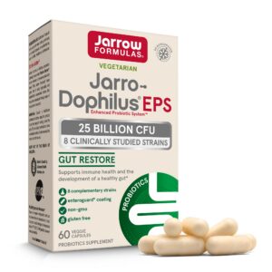 Botella probióticos Jarrow Formulas Jarro-Dophilus EPS 60 cápsulas