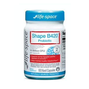 Botella de probióticos Life-Space Shape B420 60 cápsulas
