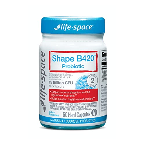 Botella de probióticos Life-Space Shape B420 60 cápsulas