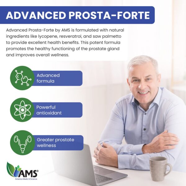 Botella de Prosta-Forte para salud prostática