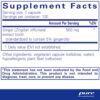 Botella Pure Encapsulations extracto de jengibre para salud digestiva
