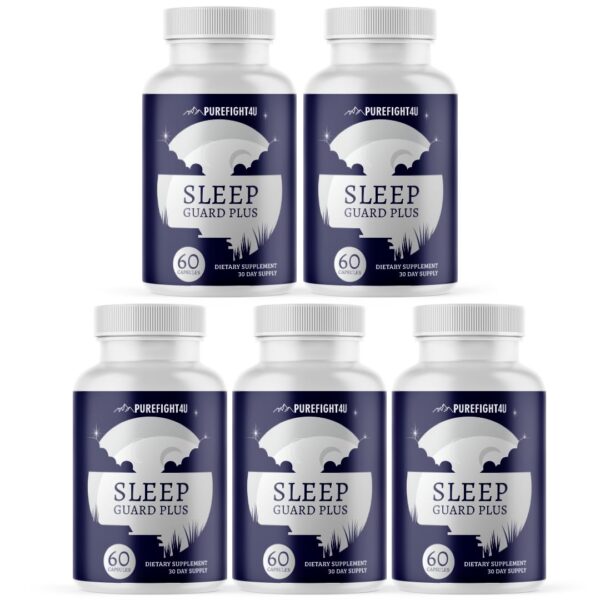 Botella de PureFight4U Sleep Guard Plus suplemento natural para dormir