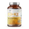 Botella de Purity Labs vitamina D3 K2 10000 UI con Bioperina