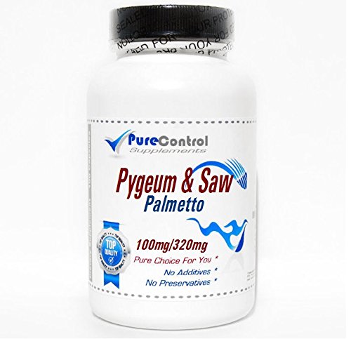 Botella Pygeum 100mg y Saw Palmetto 320mg 200 cápsulas PureControl