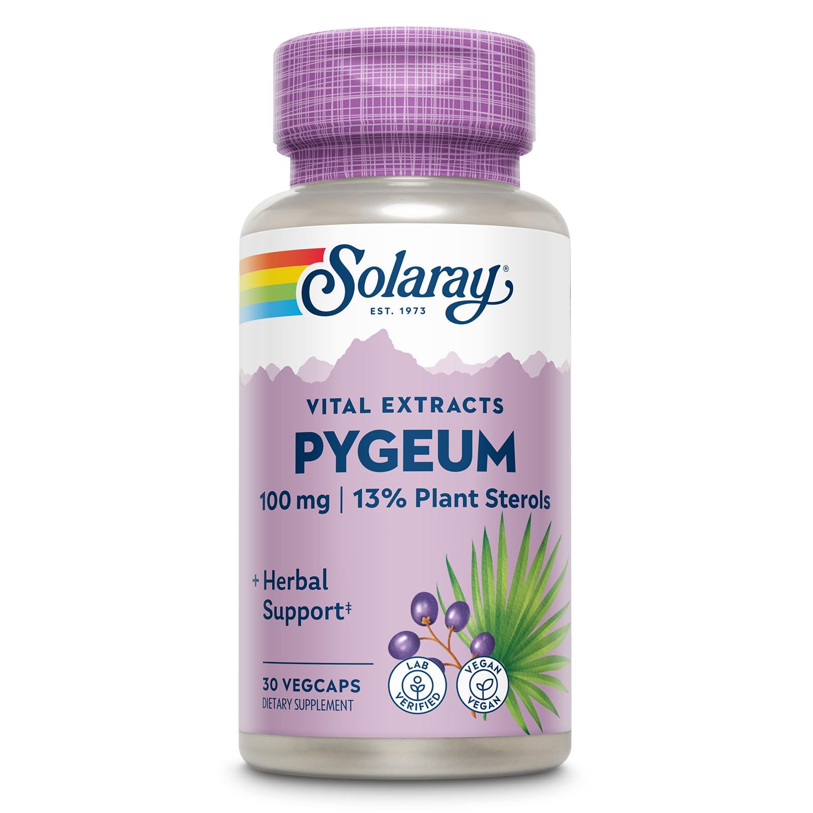 SOLARAY Pygeum Bark Extract, 100 mg