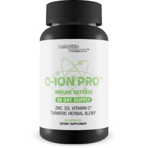 Botella Q-Ion Pro suplemento defensa inmune 90 días