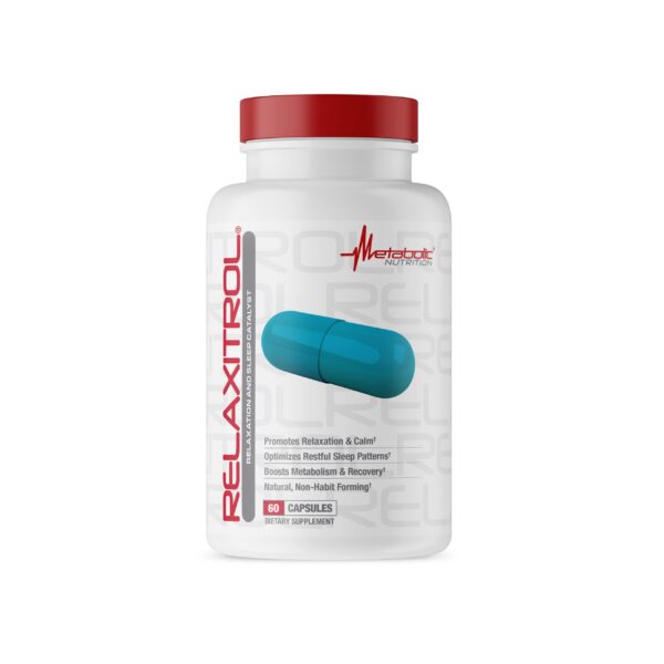Version 1.0.0 Botella de Relaxitrol Metabolic Nutrition para sueño y relajación