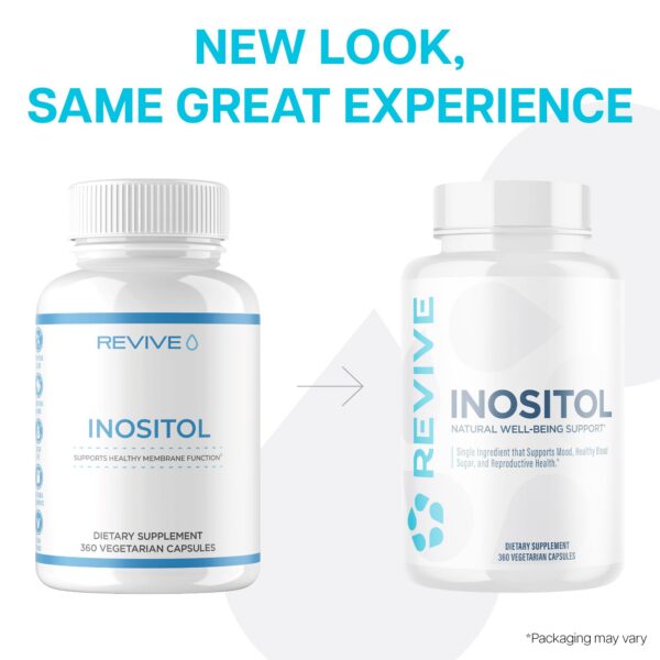 Botella Revive MD inositol apoyo hormonal y ánimo