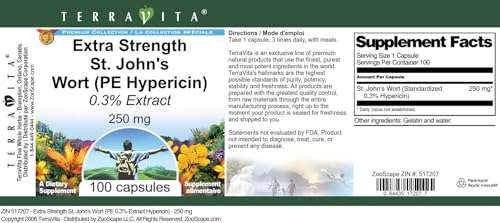 Cápsulas Hierba de San Juan TerraVita