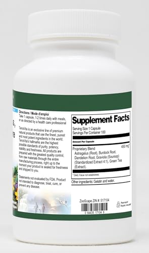 Botella sellada de suplemento TerraVita