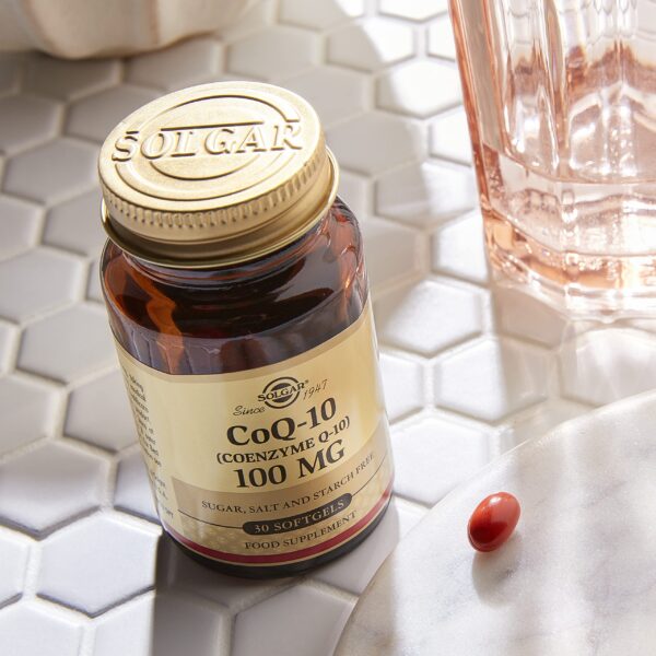 Botella Solgar Megasorb CoQ-10 30 cápsulas blandas