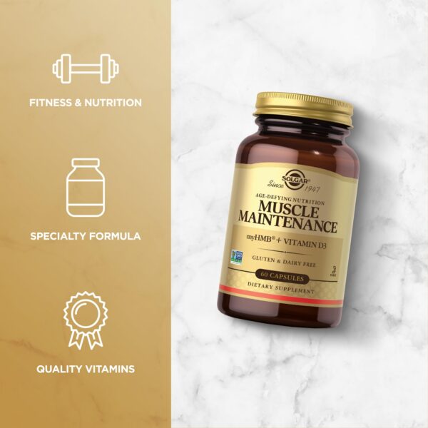 Botella suplemento Solgar Muscle Maintenance 60 tabletas