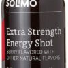 Version 1.0.0 botella Solimo Energy Shot 2 fl oz sabor berry