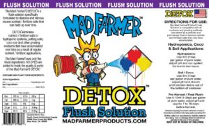 Botella solución detox Mad Farmer 32oz para limpieza de sales