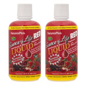 Version 1.0.0 Botella de Source of Life RED multivitamínico líquido