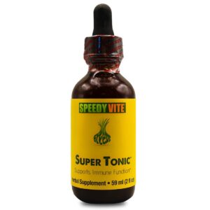 Version 1.0.0 Botella SpeedyVite tónico herbal orgánico 2 fl oz