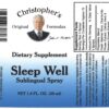Botella de spray herbal para sueño Christopher's Original Formulas