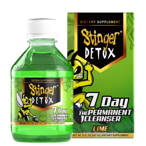 Version 1.0.0 Botella Stinger Detox bebida detox sabor lima