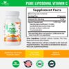 Version 1.0.0 Botella Sundhed Natural vitamina C liposomal suplemento antioxidante