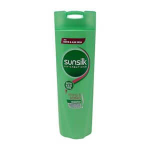 Botella Sunsilk champú fuerte y largo con biotina 180 ml